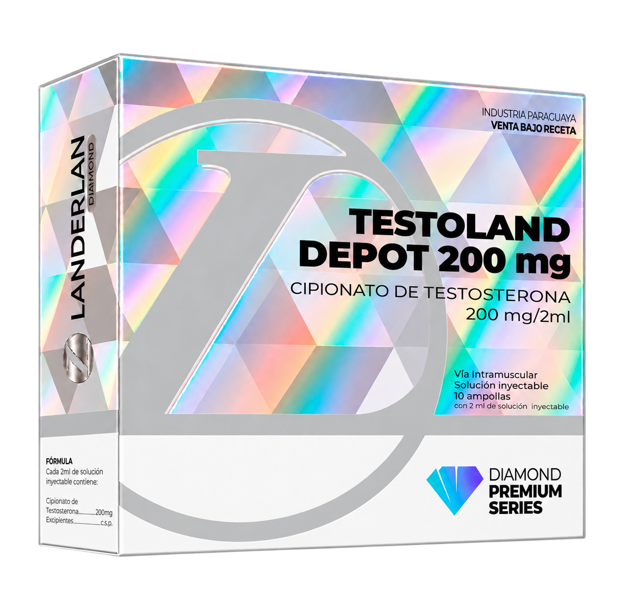Caixa do Testoland Depot Landerlan Diamond